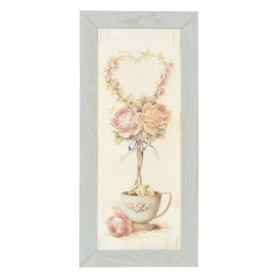 Clayre & Eef Bild Vase ca. 35 x 75 x 3 cm
