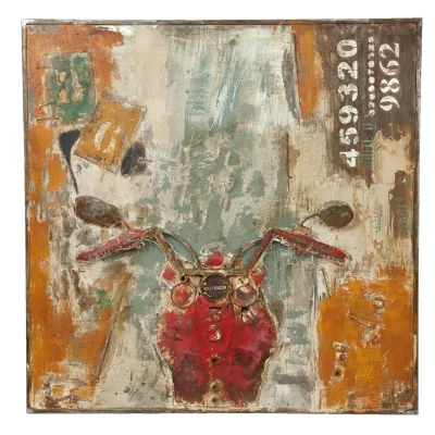 Clayre & Eef Wandbild 120x120 cm
