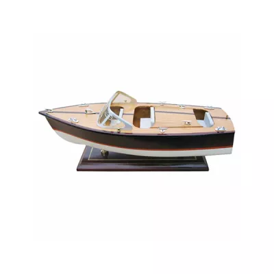 Maritim by Morris Italienisches Sportboot, Holz, L: 35cm, H: 13,5cm