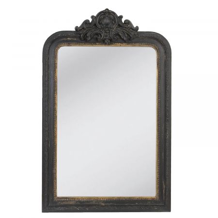 Spiegel schwarz mit Goldrand 77*120cm