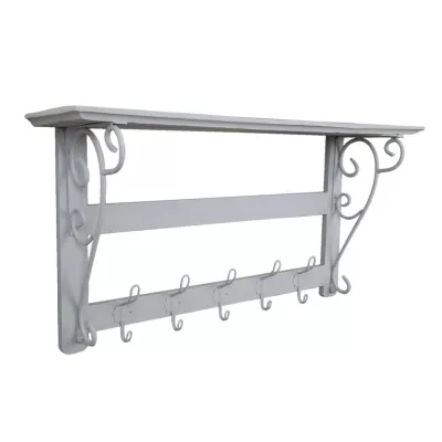 Clayre & Eef Rustikale Garderobe, hell