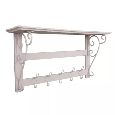Clayre & Eef Rustikale Garderobe, creme