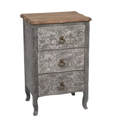 Clayre & Eef Kommode Grau 51*38*78 cm