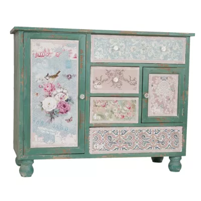 Clayre & Eef Cabinet 100x42x80 cm