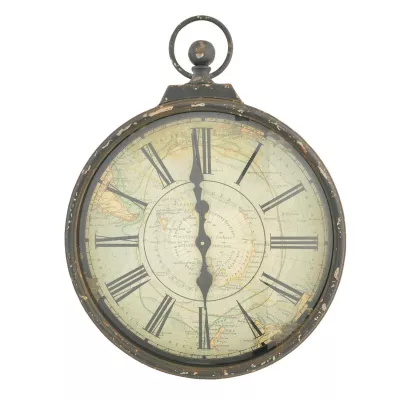 Clayre & Eef Uhr in Taschenuhroptik, rund