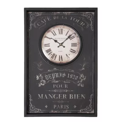 Clayre & Eef Uhr Paris eckig