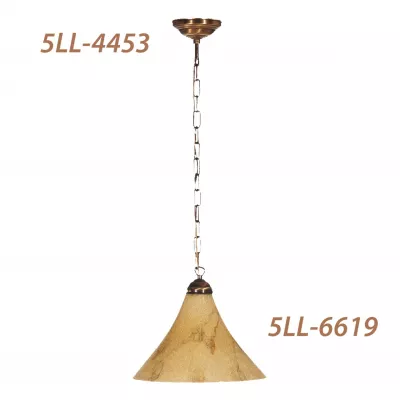 Kette Hängelampe Brons 100 cm KH6