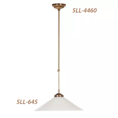 Clayre & Eef Hängelampe bronze 120cm,KH 8cm 1x E27 max 60w