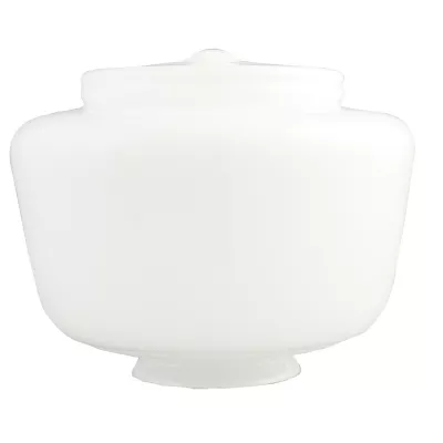 Clayre & Eef Lampenschirm Glass weiß 17*? 23 cm