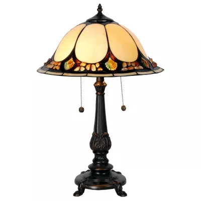 Clayre & Eef Tischlampe im Tiffany Stil 41x59cm