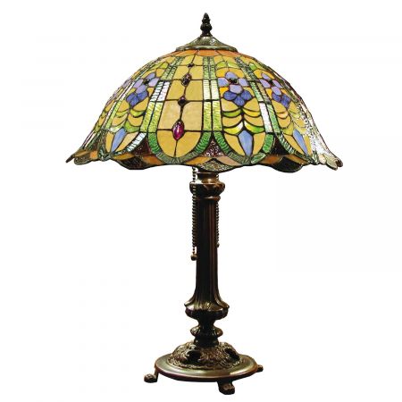 Tischlampe Tiffany Ø 40x53 cm E27/max 2x60W