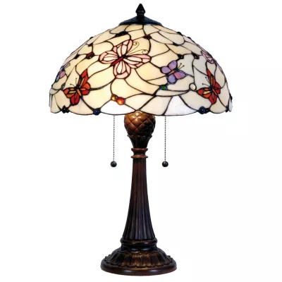 Clayre & Eef Tischlampe Tiffany Ø 41x60 cm E27/max 2x60W