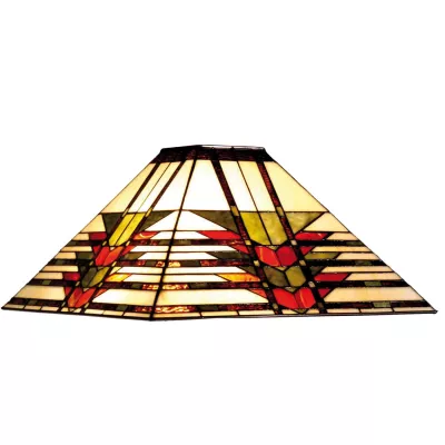 Clayre & Eef Tischlampe Tiffany Ø 51x75 cm