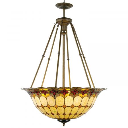Hängelampe Lampe Tiffany ca. 128 x Ø 92 cm