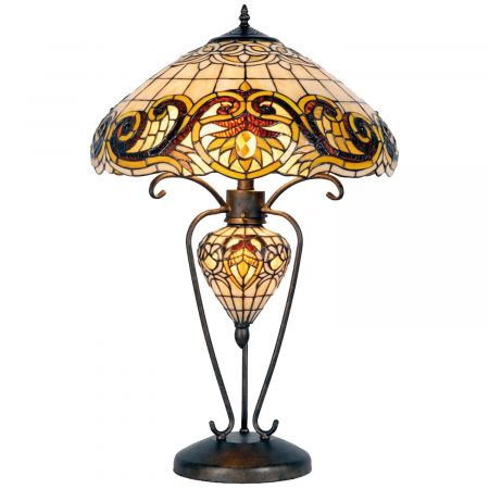 Clayre & Eef Tischlampe Tiffany Ø 46x76 cm E27/max»