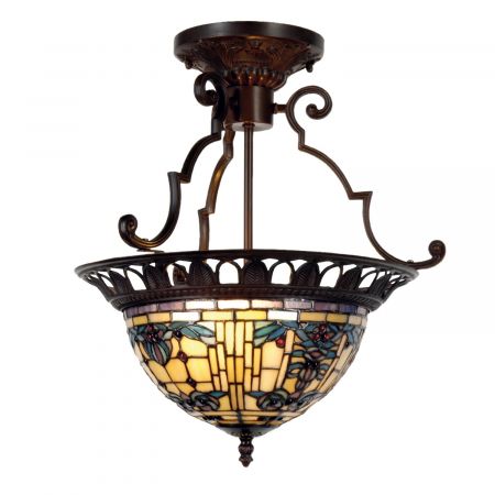 Deckenlampe im Tiffany-Stil 37x41cm "Antique"