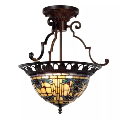 Clayre & Eef Deckenlampe im Tiffany-Stil 37x41cm "Antique"