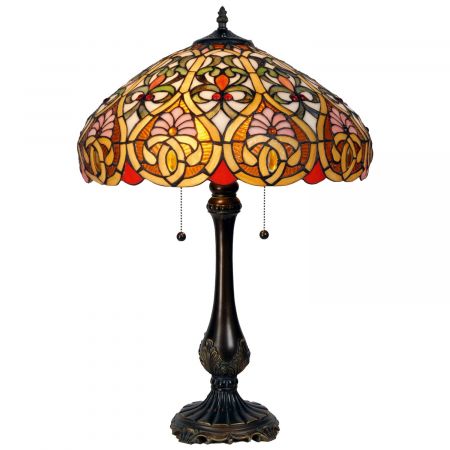 Tischlampe im Tiffany Stil 43x63cm