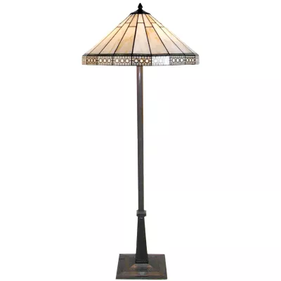 Clayre & Eef Große Tiffany Stehlampe