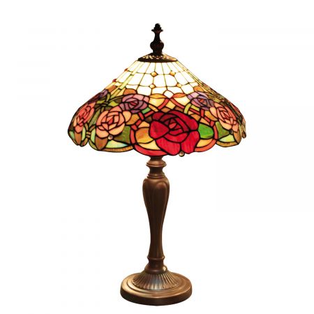 Clayre & Eef Tischlampe im Tiffany Stil 40x55cm