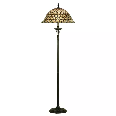 Clayre & Eef Stehlampe Tiffany "Classic Pattern"