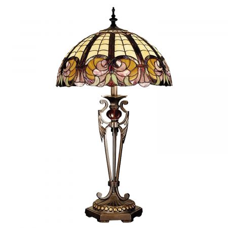 Tischlampe im Tiffany Stil 43x75cm