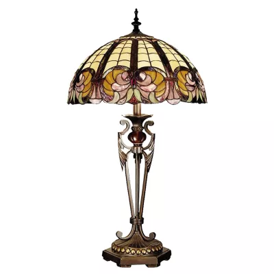 Clayre & Eef Tischlampe im Tiffany Stil 43x75cm