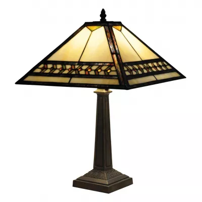 Clayre & Eef Tischlampe im Tiffany Stil 35 x 50 x 54 cm