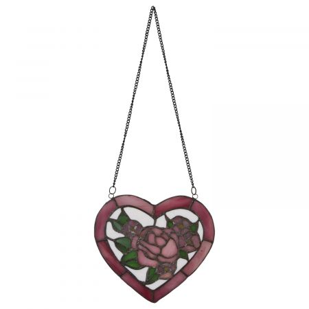 Tiffanyfenster Blume Herz