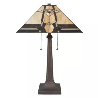 Clayre & Eef Tischlampe Tiffany 46x46x75cm