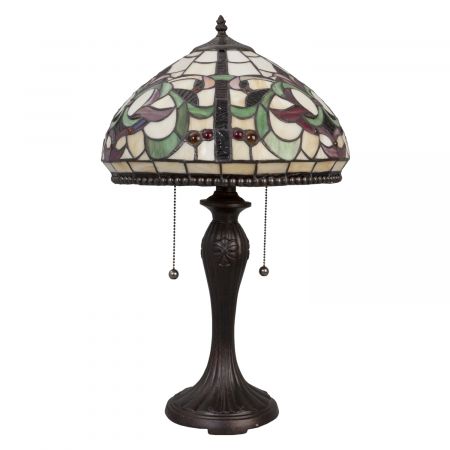 Clayre & Eef Tischlampe Tiffany 59 x Ø36 cm