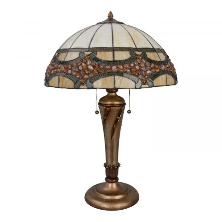 Clayre & Eef Tischlampe Tiffany 58 x Ø51 cm