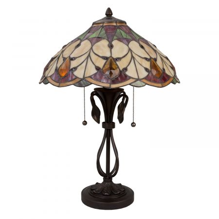 Clayre & Eef Tischlampe Tiffany 58xØ51cm