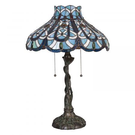 Clayre & Eef Tischlampe Tiffany Ø 40*61 cm