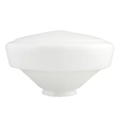 Lampenschirm Glass weiß 19*? 30 cm