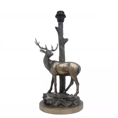 Lampenfuß Hirsch ca. 18 x 45 cm E27 Max. 60W