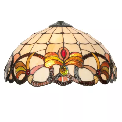 Lampenschirm Glasschirm Tiffany-Stil ca. Ø 40 cm
