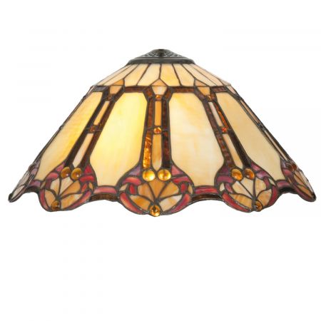 Lampenschirm Glasschirm Tiffany-Stil ca. Ø 45 cm