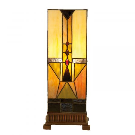 Clayre & Eef Tischlampe Tiffany 18x18x45 cm E27/max 1x60W