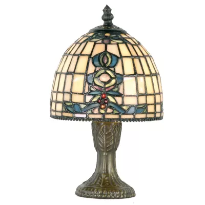 Clayre & Eef Tischlampe im Tiffany Stil 15x23cm