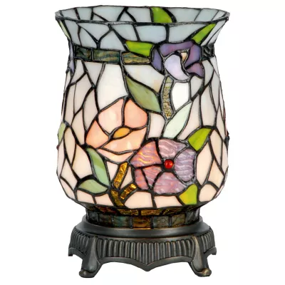 Clayre & Eef Windlicht im Tiffany Stil 16x23cm