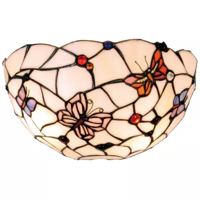 Wandlampe Schmetterlinge Tiffany ca. Ø 30 cm