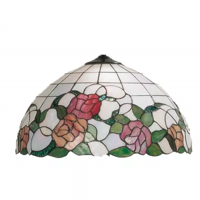 Tiffany Lampenschirm mit Blümenmuster ca. Ø 40cm