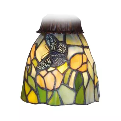 Clayre & Eef Lampenschirm Tiffany-Stil ca. 12 x Ø 11 x KH 6 cm E27