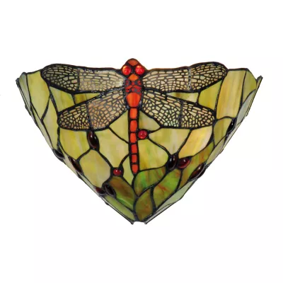 Clayre & Eef Lampe im Tiffany-Stil 30x19cm