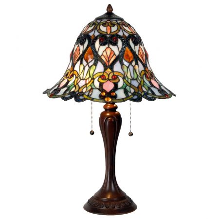 Tischlampe Tiffany-Stilca. 62 x Ø 40 cm