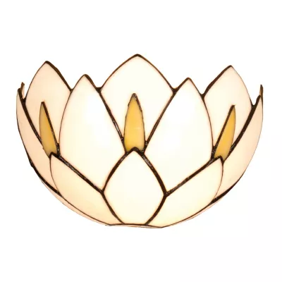 Clayre & Eef Wandlampe im Tiffany-Stil Wasserlilie 30x19cm