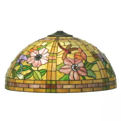 Clayre & Eef Tiffany Lampenschirm 50cm "Blumenparadies"