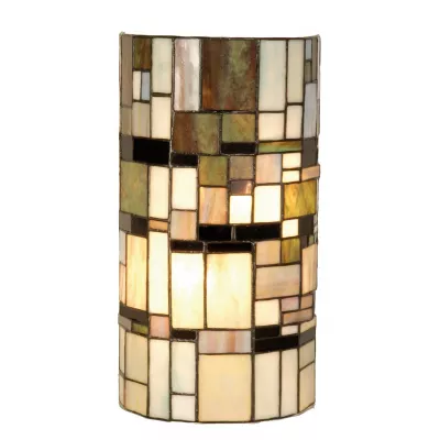 Clayre & Eef Tiffany Wandlampe "Moderne Steine"