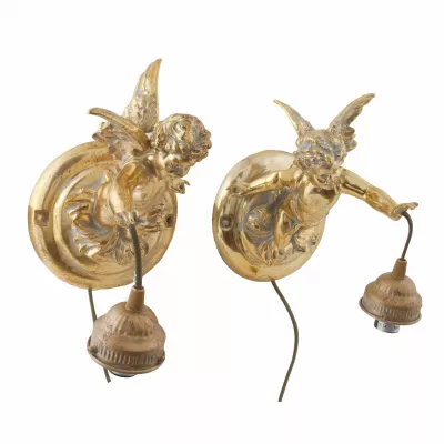 Clayre & Eef Set Wandlampen   Gold 